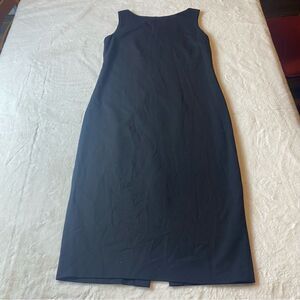Lauren Ralph Lauren Black Sleeveless Wool Blend Dress Size 6